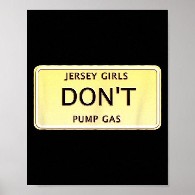 Poster Mulheres Engraçadas de Nova Jersey Garotas de Jers (Frente)