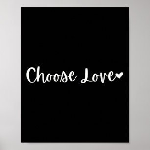 Poster Mulheres Escolhem Amor Mantra Motivacional Decote