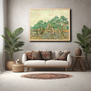 Poster Mulheres Escolhendo Azeitonas, Van Gogh