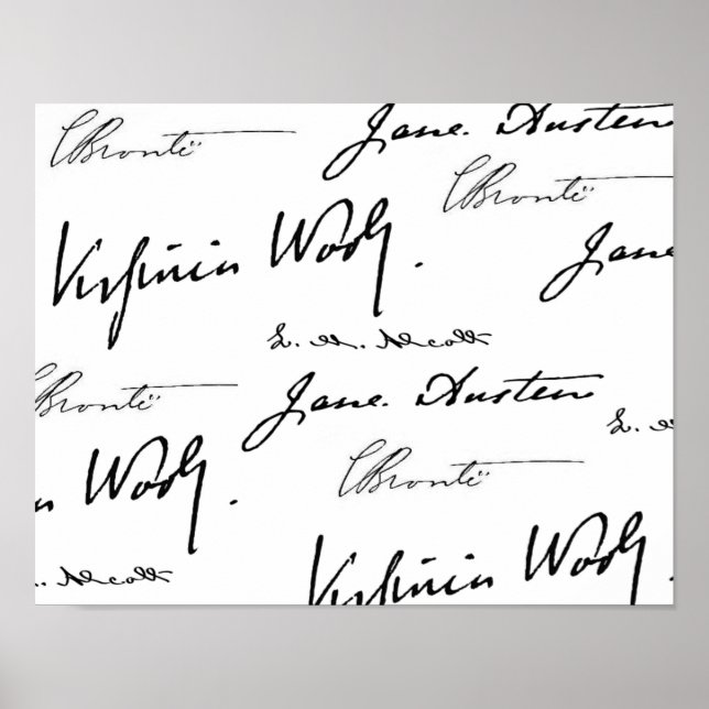 Póster Mulheres Escritoras (Frente)