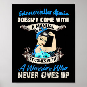 Poster Mulheres Espinocerebelo Ataxia não vem com
