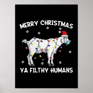 Poster Mulheres Feliz Natal Papais noeis De Capuz Com Má