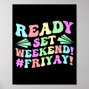 Poster Mulheres Feliz Sexta-feira Sex Yay Professora Esco