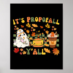 Poster Mulheres Halloween Uti Enfermeira É Propofall Você
