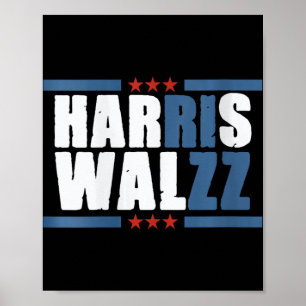 Poster Mulheres Harris Wz Rizz Funny Votando Kamala Presi