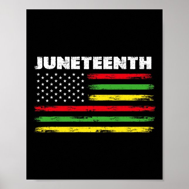 Poster Mulheres Junta Bandeira Afro-Americana 1 (Frente)