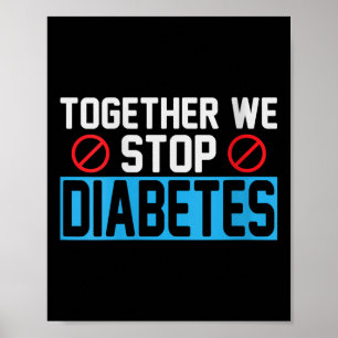Poster Mulheres Juntas Paramos Diabetes Vídeo