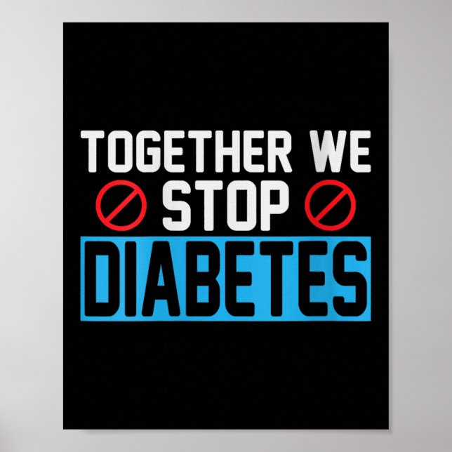 Poster Mulheres Juntas Paramos Diabetes Vídeo (Frente)