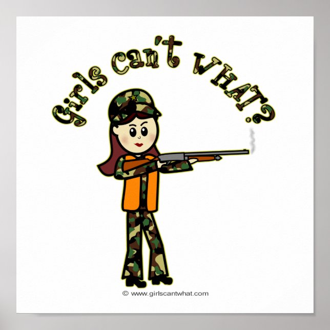 Póster Mulheres leves caçando (Frente)