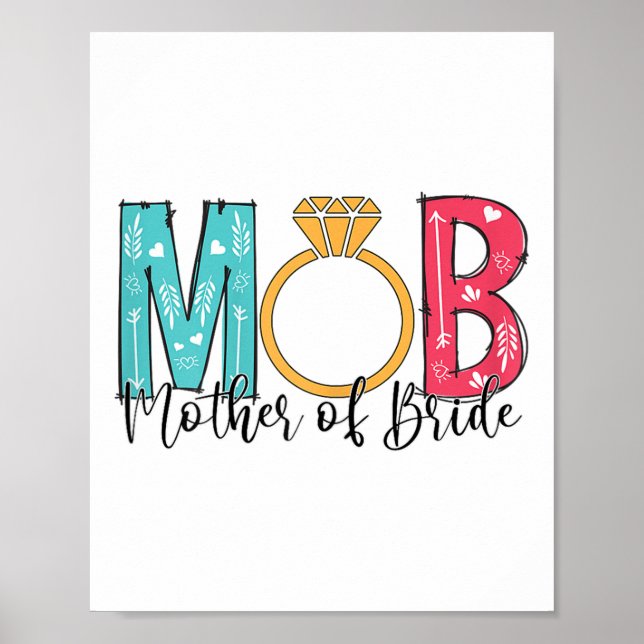 Poster Mulheres Mãe Da Noiva Mob Mog Despedida De Solteir (Frente)