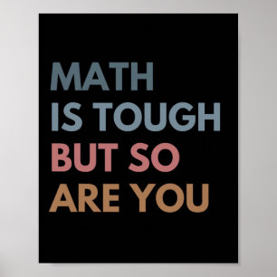 Poster Mulheres Matemática É Difícil Mas Você Também É Pr