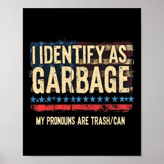 Poster Mulheres Meninas Que Eu Identifico Como Garbyge En (Frente)