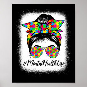 Poster Mulheres Mensagens De Saúde Apoiando Consciência A