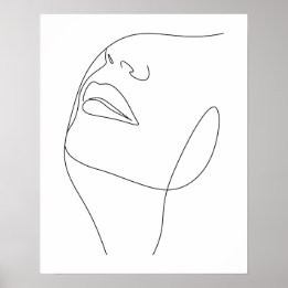 Poster Mulheres Minimalistas Enfrentam Arte