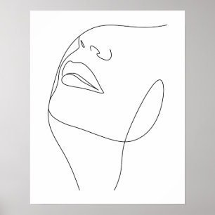 Poster Mulheres Minimalistas Enfrentam Arte