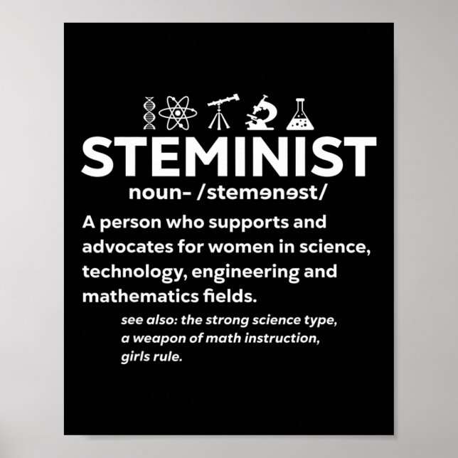 Poster Mulheres Na Ciência Steminista 1 (Frente)