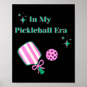 Poster Mulheres na era do pickleball coquette picklebal e