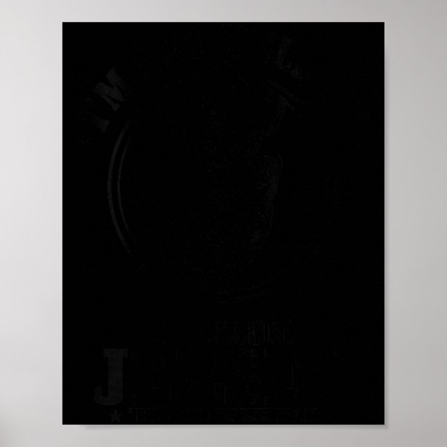 Poster Mulheres Não Estou Gritando Sou de Nova Jersey Eng (Frente)