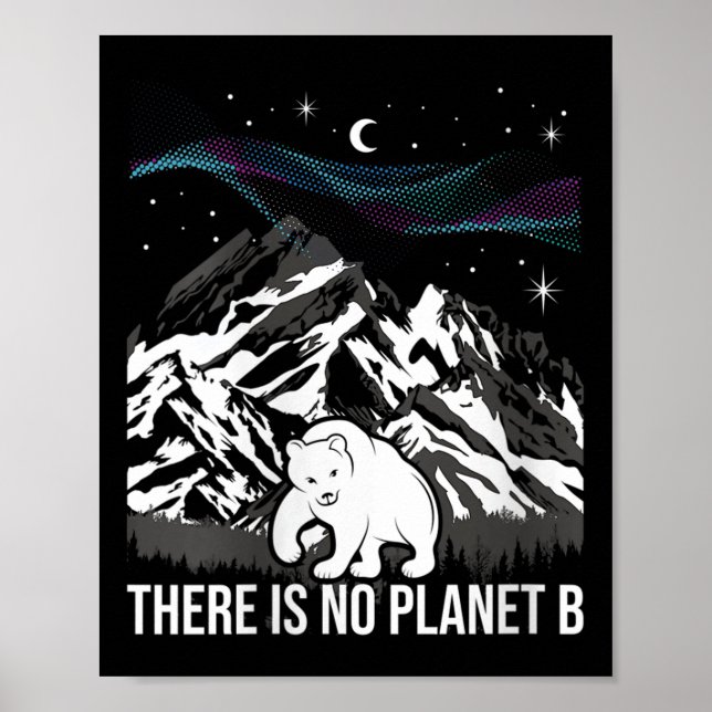 Poster Mulheres Não Há Planeta B - Ambiental (Frente)