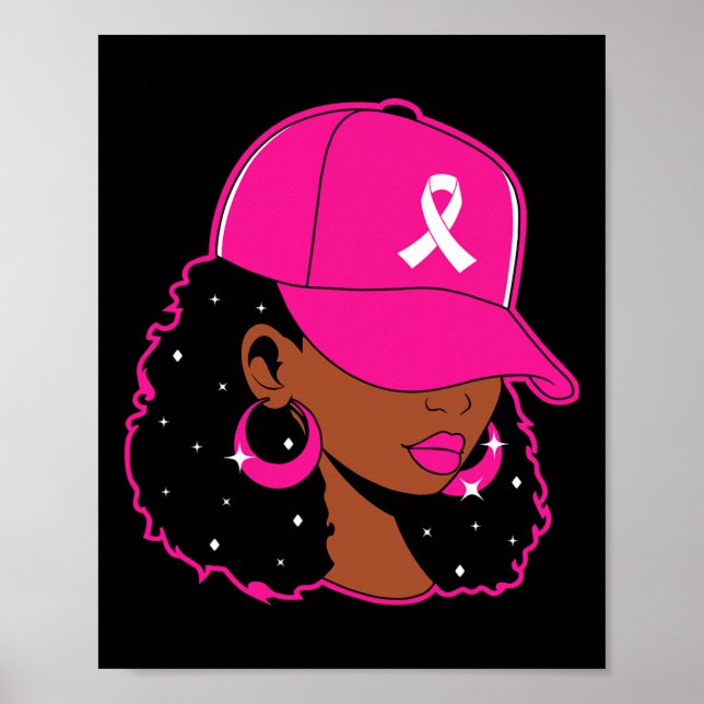 Poster Mulheres negras cor-de-rosa guerreiros da consciên (Frente)