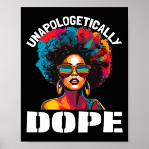 Poster Mulheres Negras Drogas Indesculpáveis Décima Junta