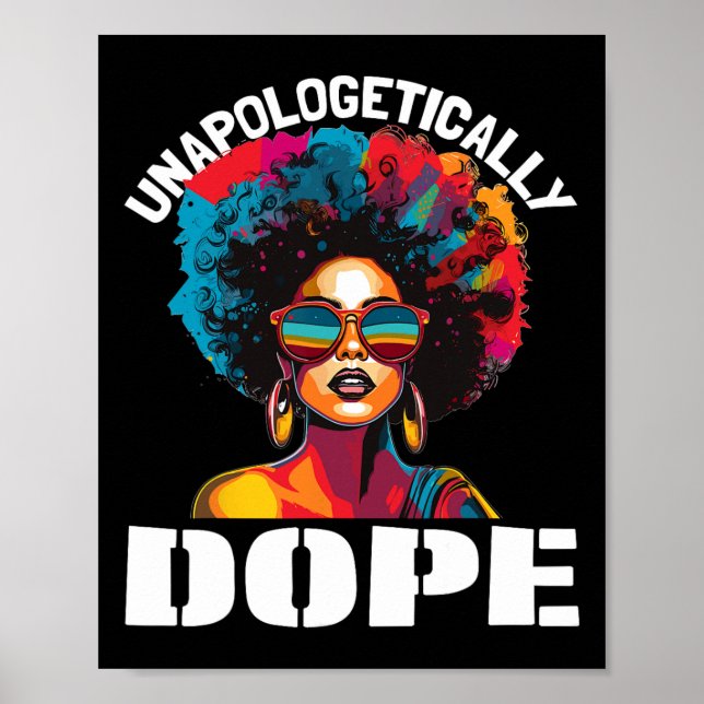 Poster Mulheres Negras Drogas Indesculpáveis Décima Junta (Frente)