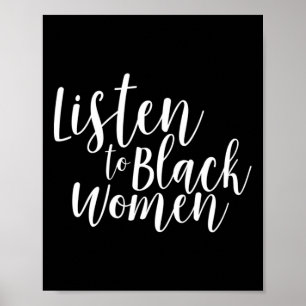 Poster Mulheres Negras Intersecam Feministas Bipoc