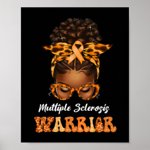 Poster Mulheres Negras Múltiplas Esclerose Sensibilização