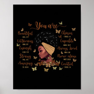 Poster Mulheres Negras Orgulhosas Mês da História Negra M