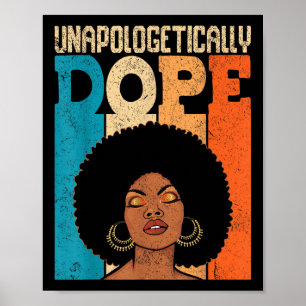 Poster Mulheres Negras sem desculpas Junetee História Neg