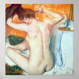 Póster Mulheres no toalete por Edgar Degas