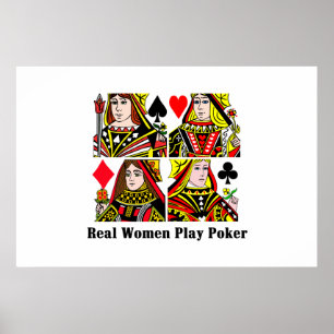 Póster Mulheres Reais Jogam Poker