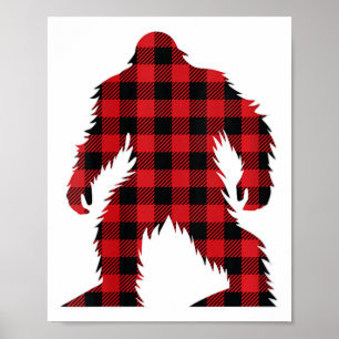 Poster Mulheres Red Buffalo Xadrez Pé-Grande Corresponden