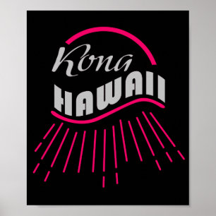 Poster Mulheres retros havaianas orgulhosas dos homens do