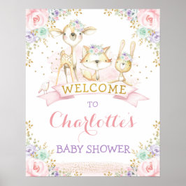 Poster Mulheres rosadas roxas roxas, animais de madeira b