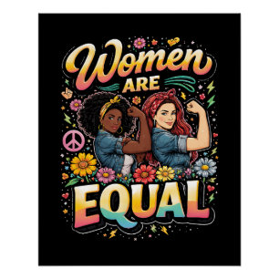 Póster Mulheres São Iguais