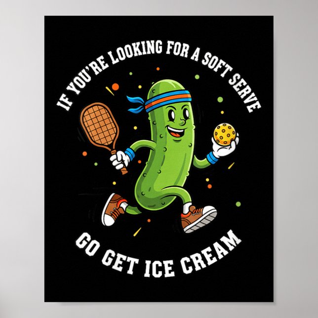 Poster Mulheres, se estão procurando um soft serve, vão b (Frente)