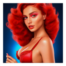 Póster Mulheres Sedutoras Com Elegância: