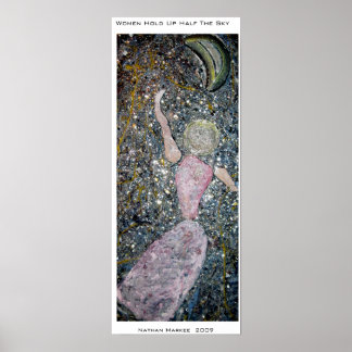 Póster Mulheres Segurem Metade do Céu Nathan Markee