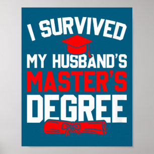 Poster Mulheres sobreviveram ao mestrado do marido engraç