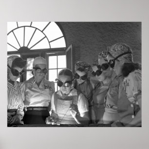 Póster Mulheres Soldadura, 1942