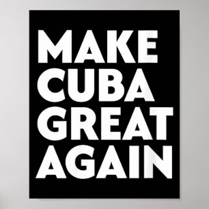 Poster Mulheres tornam cubano ótimo novamente