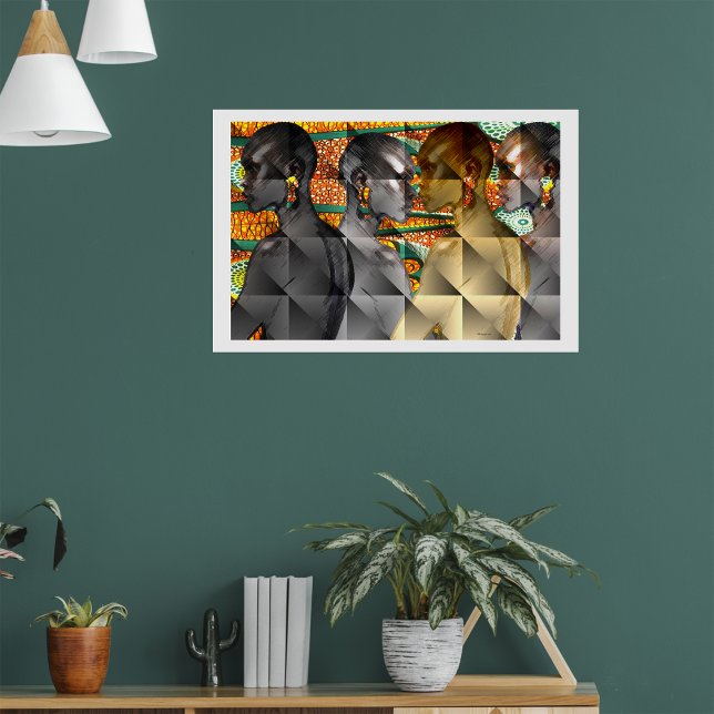 Póster Mulheres Tribais de África (Criador carregado)