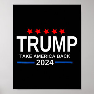 Poster Mulheres Trump 2024 Retomam A Eleição Americana
