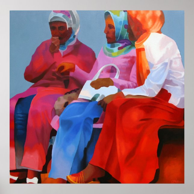 Poster Mulheres turcas em Istambul (Frente)