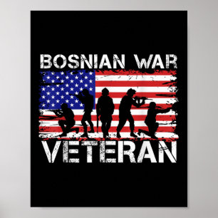 Poster Mulheres Veteranos da Guerra da Bósnia