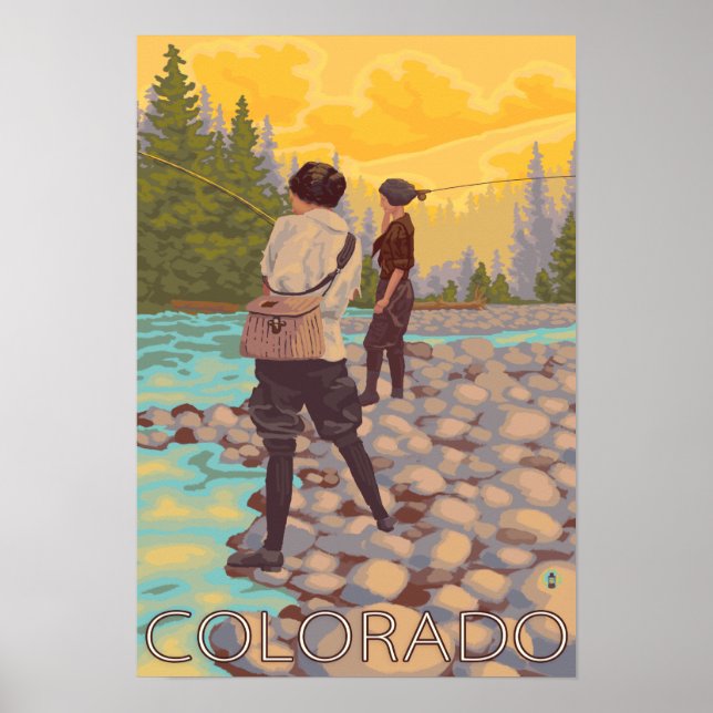 Póster Mulheres Voam Pescado Colorado (Frente)