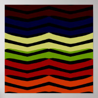 Poster multicolorido