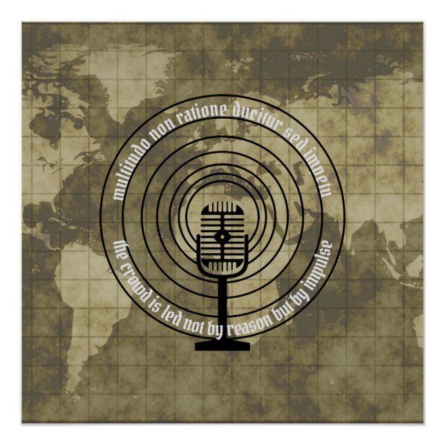 Póster Multidão liderada por Impulse Latino Quote (Frente)