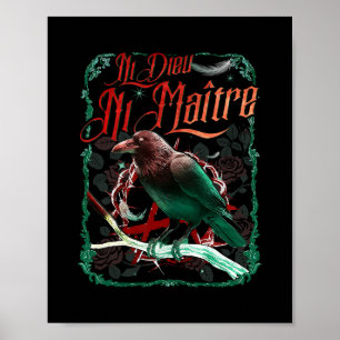 Poster Multidão Nem Deus Nem Mestre Declaração Nenhum Deu